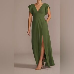 Elegant Green Maxi Dress